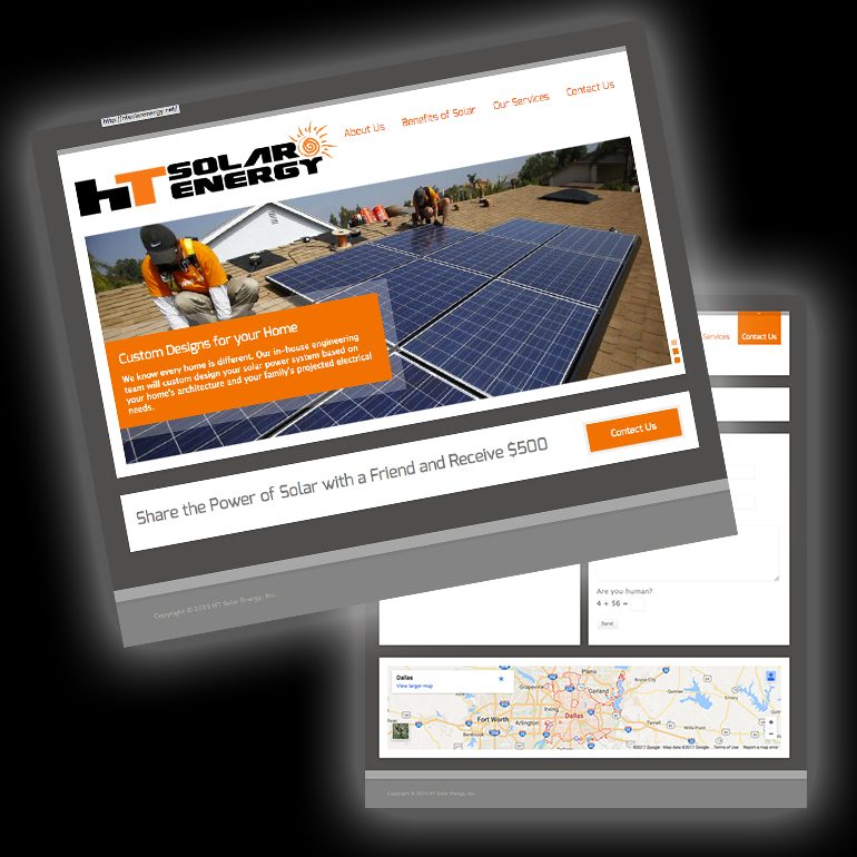 HT Solar Energy Website