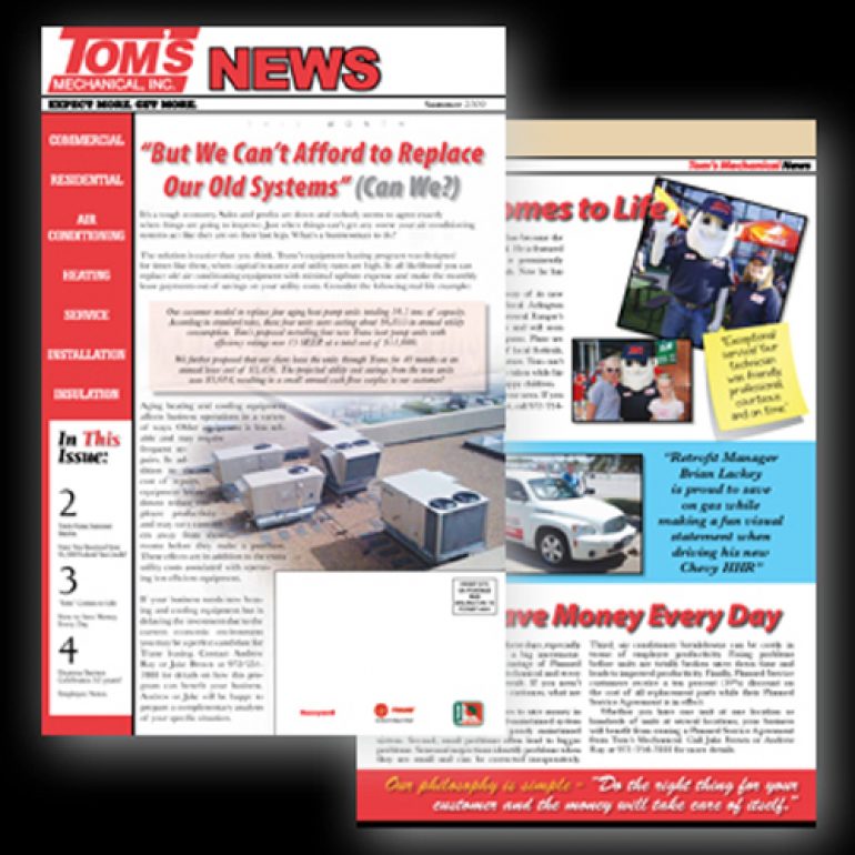 Toms Newsletter