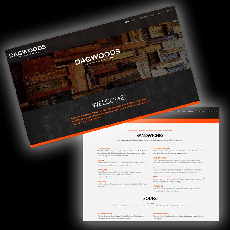 Dagwoods Website